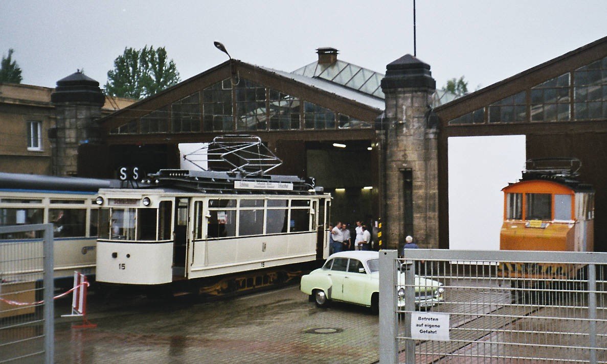 Historic tram depot at Kappel