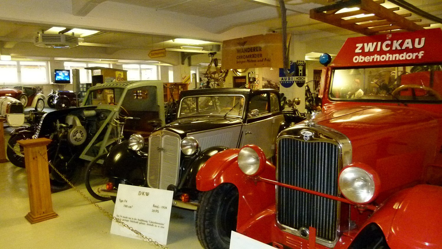 Exhibition at Chemnitz vehicle museum