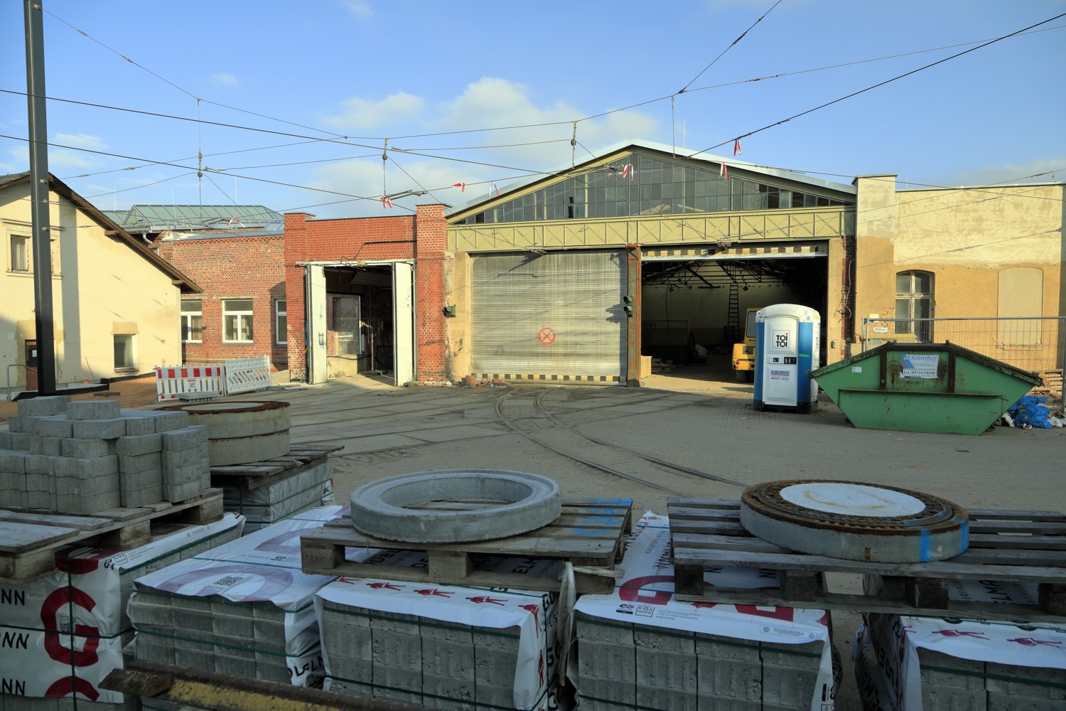 Former Kappel tram depot, now the site of Garagen-Campus