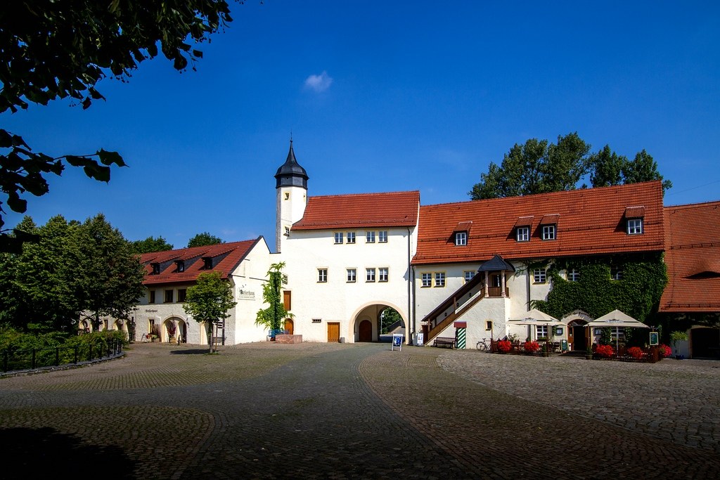 Courtyard buildings at Wasserschloß Klaffenbach