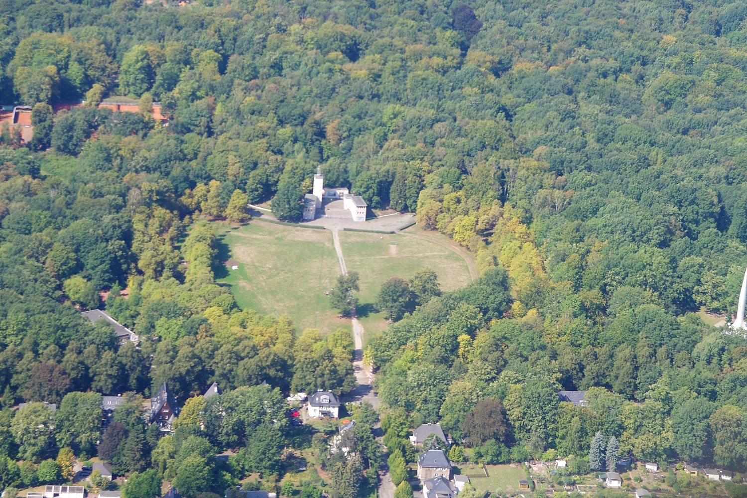 Küchwald meadow in Chemnitz
