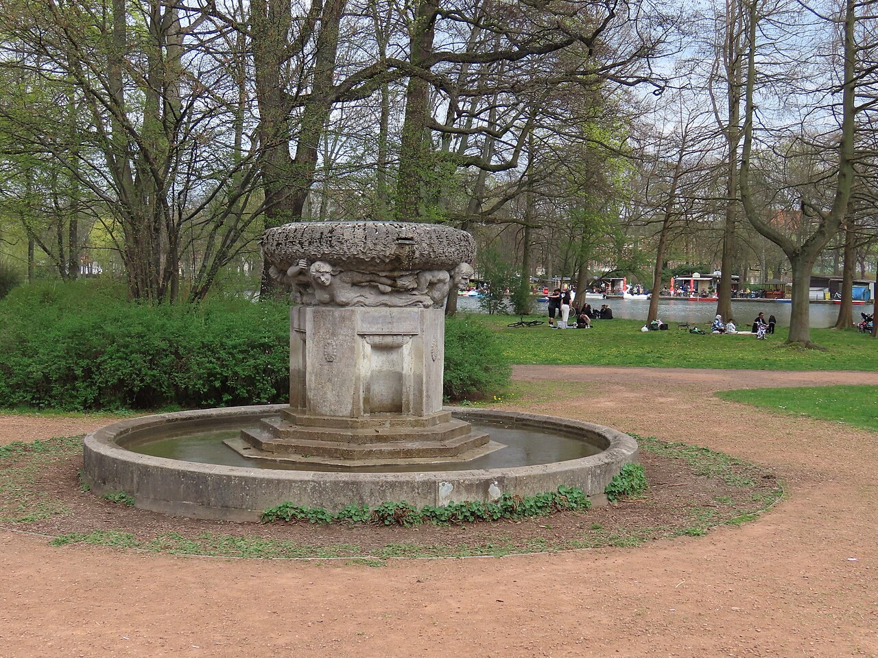 Schlossteich park in Chemnitz