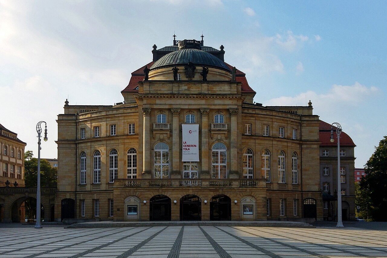 Facade of Chemnitz Opera House