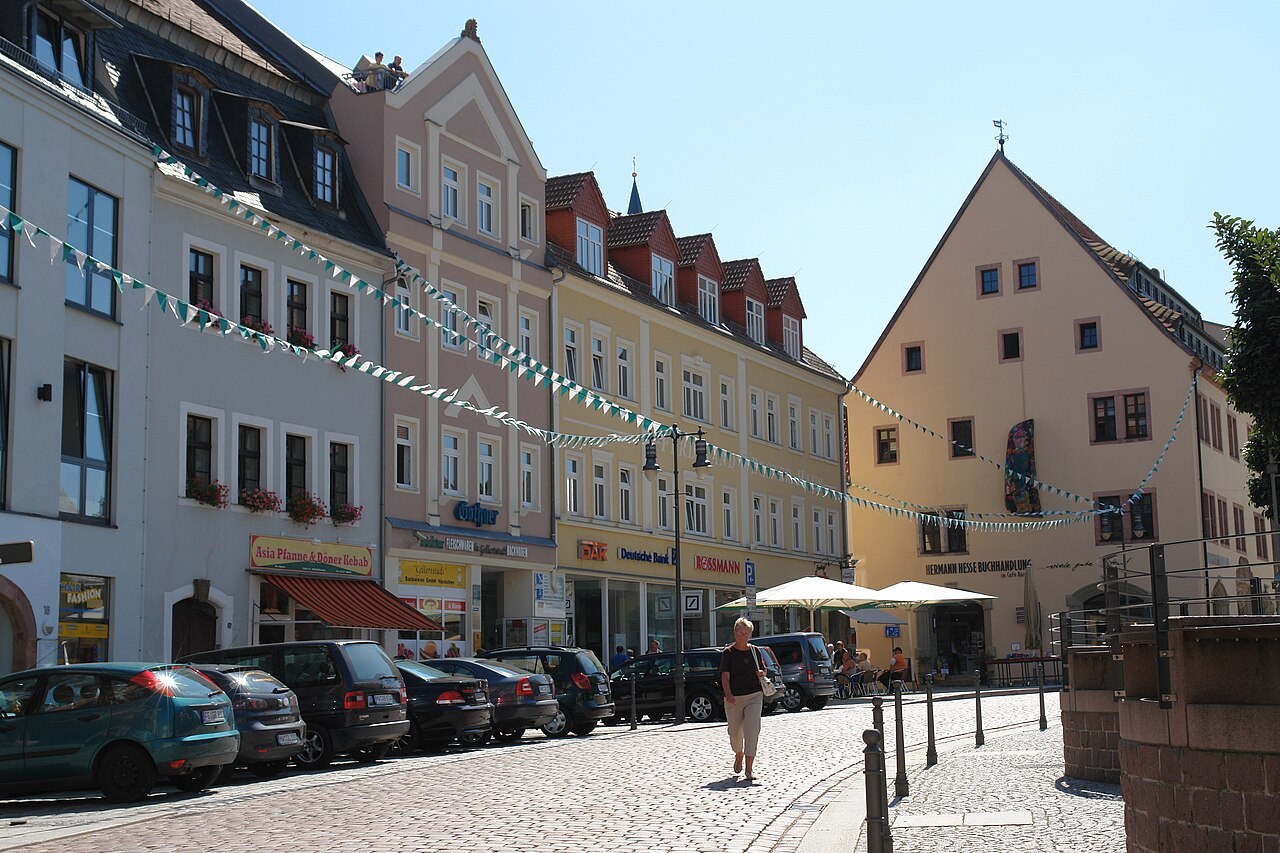 Market square in Mittweida